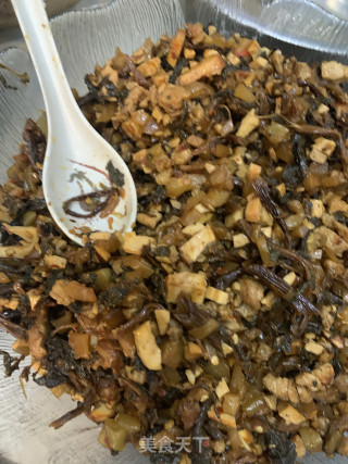 团子—豆腐干肉末榨菜馅步骤15