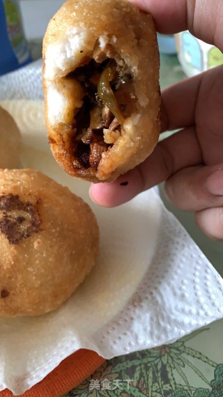 团子—豆腐干肉末榨菜馅步骤22