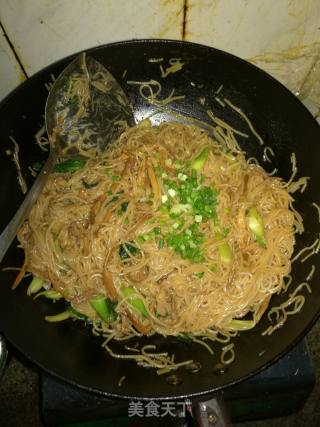 南昌炒粉步骤6