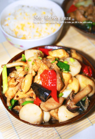 【升级版台式口味江西传统菜】什菌三杯鸡步骤14 【升级版台式口味江西传统菜】什菌三杯鸡步骤14