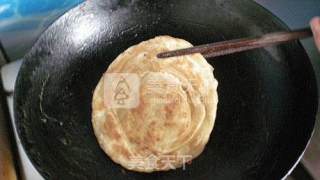 千层油饼步骤8