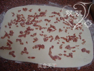 纯手工打造“养胃”饼——培根锅饼步骤7