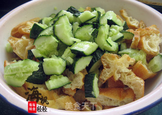 舌尖上的山东- 油条拌黄瓜步骤4