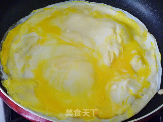 【粗粮细作系列】早餐鸡蛋饼之---杂粮鸡蛋煎饼步骤4