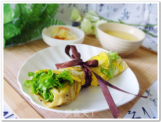 【粗粮细作系列】早餐鸡蛋饼之---杂粮鸡蛋煎饼步骤10