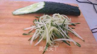 香菇鸡蛋打卤面步骤5