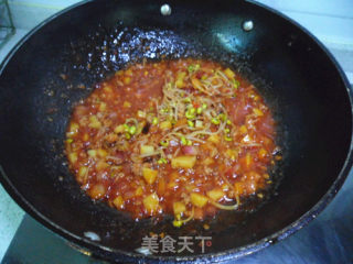 酸辣豆芽扯面-----------适合夏天的开胃面步骤12 酸辣豆芽扯面-----------适合夏天的开胃面步骤12