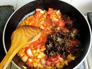 土豆盖浇猫耳朵-晋中美食步骤17 土豆盖浇猫耳朵-晋中美食步骤17
