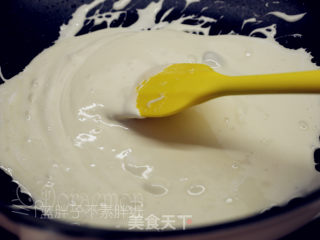 抹茶蔓越莓黄桃牛轧糖步骤6