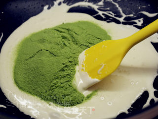 抹茶蔓越莓黄桃牛轧糖步骤7