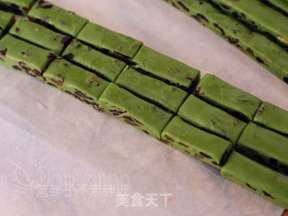 抹茶蔓越莓黄桃牛轧糖步骤14