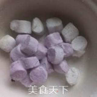 芋圆牛奶水果冰步骤1