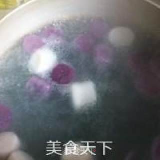 芋圆牛奶水果冰步骤2