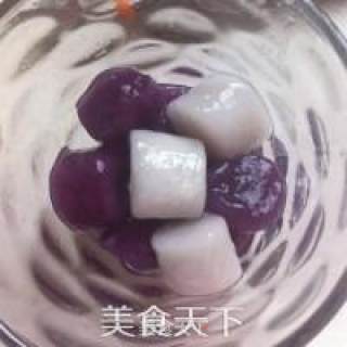 芋圆牛奶水果冰步骤7