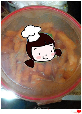 仙草阁私房菜（佐酒小菜）--甜不辣萝卜条步骤12