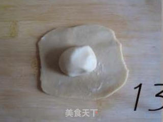 广受陆人热捧的台湾小吃——中式酥皮之【太阳饼】步骤13 广受陆人热捧的台湾小吃——中式酥皮之【太阳饼】步骤13