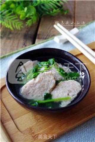 【春,食在达州】豌豆尖圆子汤步骤8 【春,食在达州】豌豆尖圆子汤步骤8