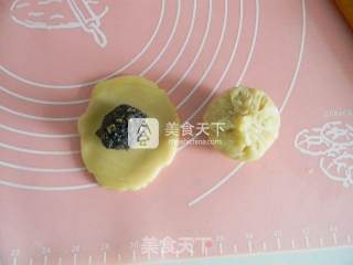 黑芝麻花生馅苏式月饼步骤15