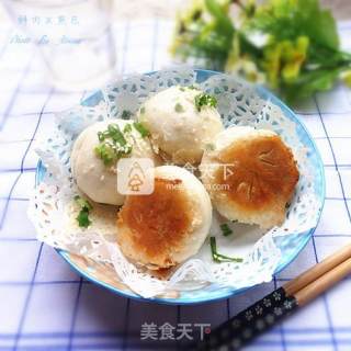 鲜肉生煎包步骤12 鲜肉生煎包步骤12
