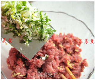 详解最好吃的外焦里嫩牛肉锅贴步骤3
