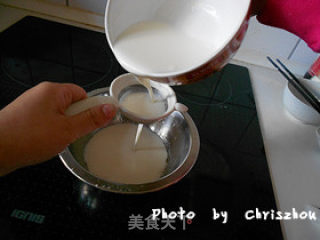 冰皮豆沙梅花糕步骤5