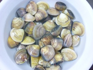 丝瓜文蛤饼步骤1