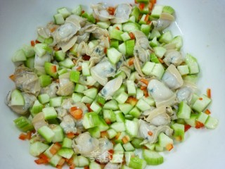 丝瓜文蛤饼步骤6