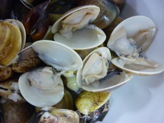 丝瓜文蛤饼步骤4