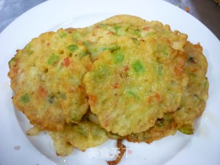丝瓜文蛤饼步骤9