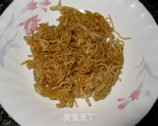 浙江小吃冬菇炒面步骤6