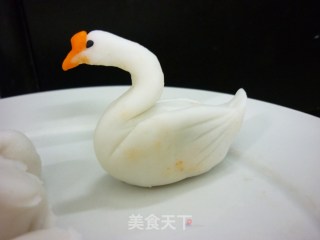 苏州船点【银鹅千姿】步骤7