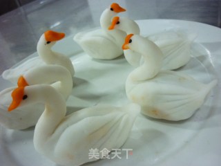 苏州船点【银鹅千姿】步骤8