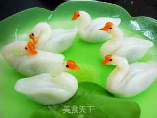 苏州船点【银鹅千姿】步骤9