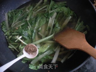 小白菜血肠砂锅步骤6