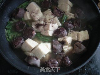 小白菜血肠砂锅步骤7