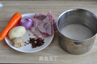 简易版羊肉手抓饭步骤1