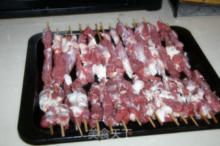 辣椒孜然羊肉串步骤4
