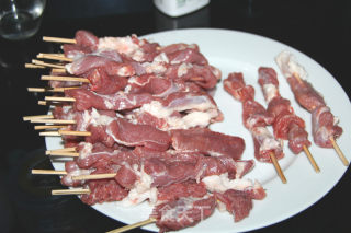 辣椒孜然羊肉串步骤3