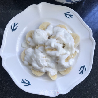 蓝莓香蕉拌酸奶步骤5