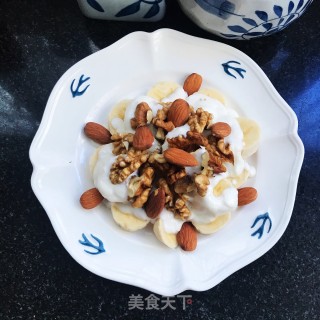 蓝莓香蕉拌酸奶步骤6
