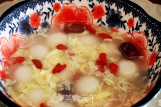 酒酿丸子步骤3