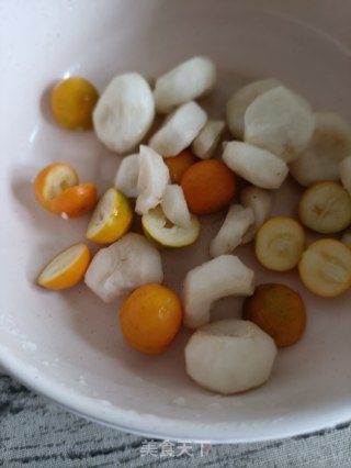 桂花荸荠金桔糖水步骤6