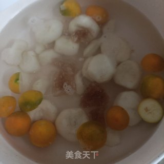 桂花荸荠金桔糖水步骤8