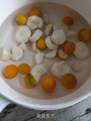 桂花荸荠金桔糖水步骤7