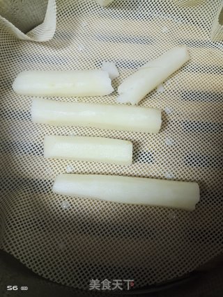 山药葡萄奶豆步骤2