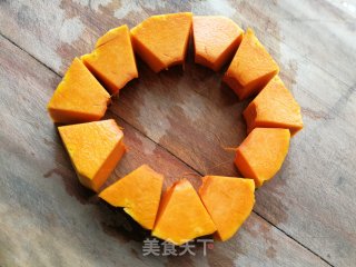 南瓜山药蒸红枣步骤1