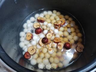 酒酿枸杞红枣山药圆子汤步骤6