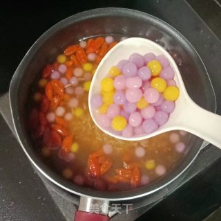 红糖酒酿圆子步骤8