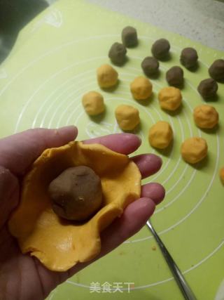 栗蓉南瓜糍，余料成就极简小甜点步骤7