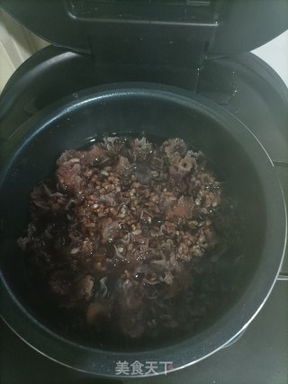 三色糙米炖银耳步骤6